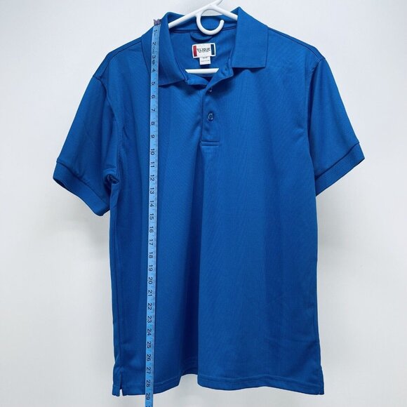 Clique Shirt Size M Men’s blue polo short sleeve Reg. Trademark New - Picture 3 of 8